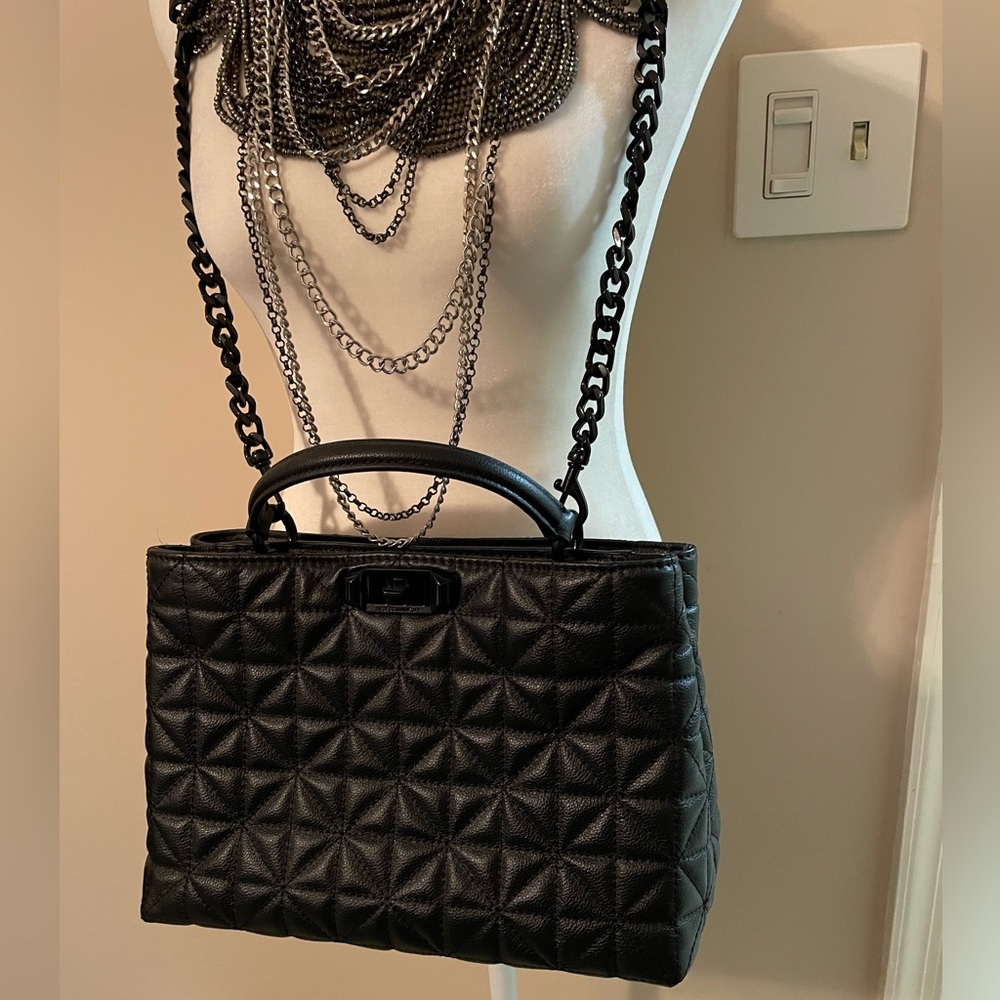 Rebecca Minkoff Amour Top Handle Satchel in Black